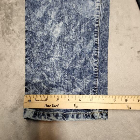 Torrid Boyfriend Jeans Womens 20 Blue Distressed Acid Wash Denim Plus Size - Picture 6 of 11